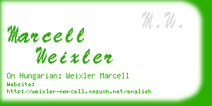 marcell weixler business card